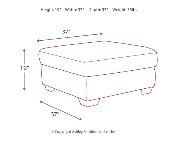 Ashley Express - Accrington Oversized Accent Ottoman