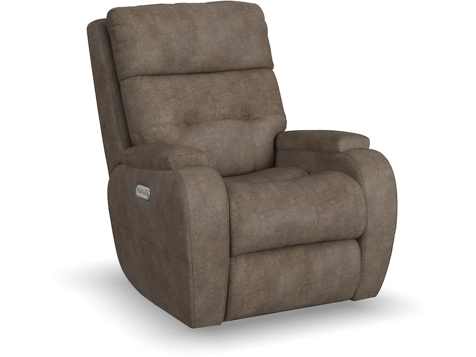 Strait Power Recliner with Power Headrest