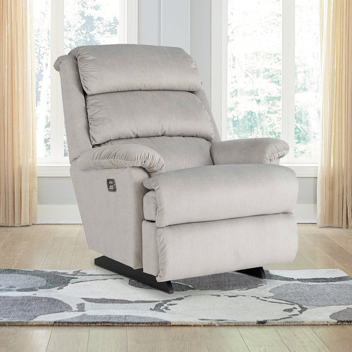 Astor Power Rocking Recliner w/ Headrest & Lumbar