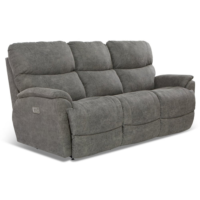 Trouper Power Reclining Sofa w/ Headrest & Lumbar