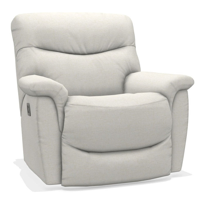 James Power Rocking Recliner w/ Headrest & Lumbar