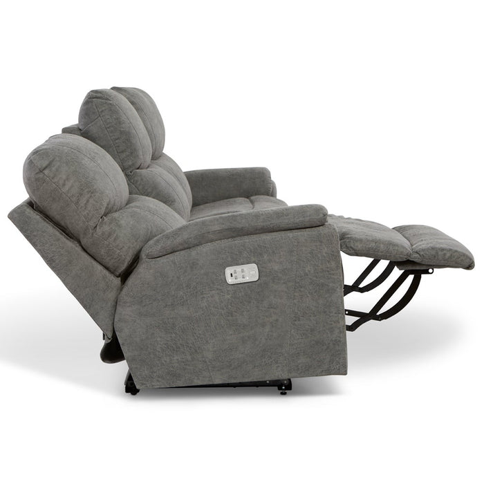 Trouper Power Reclining Sofa w/ Headrest & Lumbar