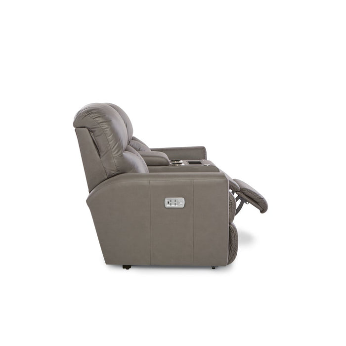 Hawthorn Power Reclining Loveseat w/ Headrest, Lumbar & Console