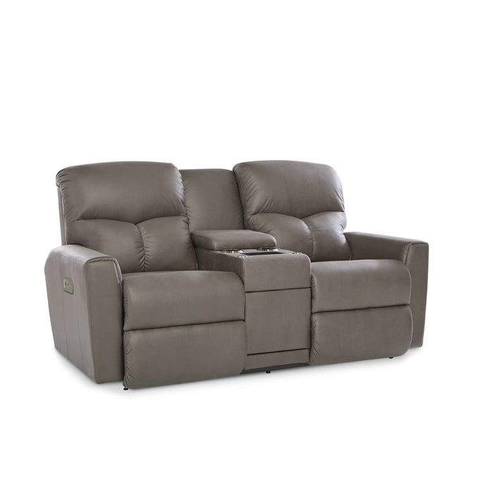 Hawthorn Power Reclining Loveseat w/ Headrest, Lumbar & Console