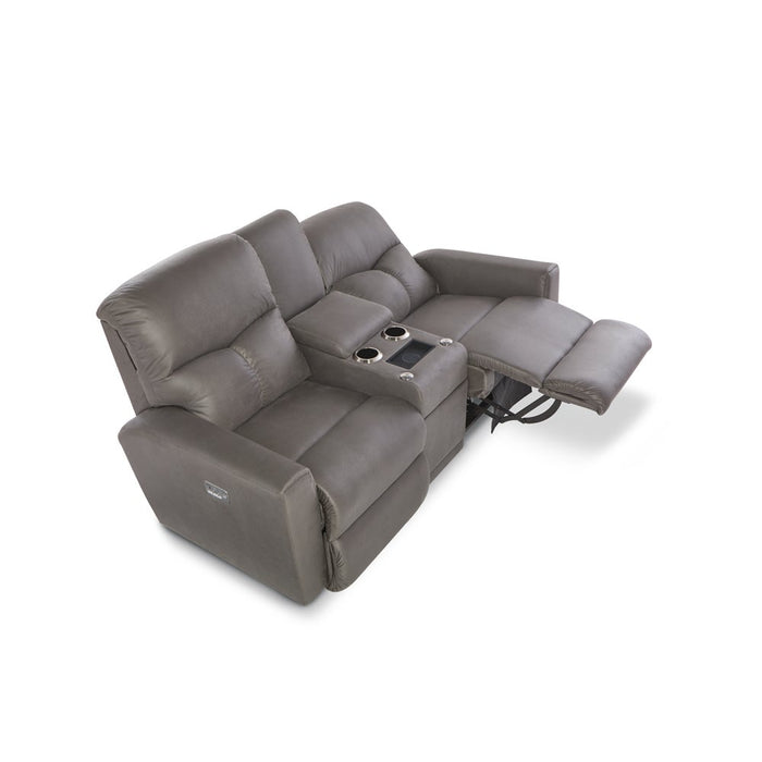 Hawthorn Power Reclining Loveseat w/ Headrest, Lumbar & Console