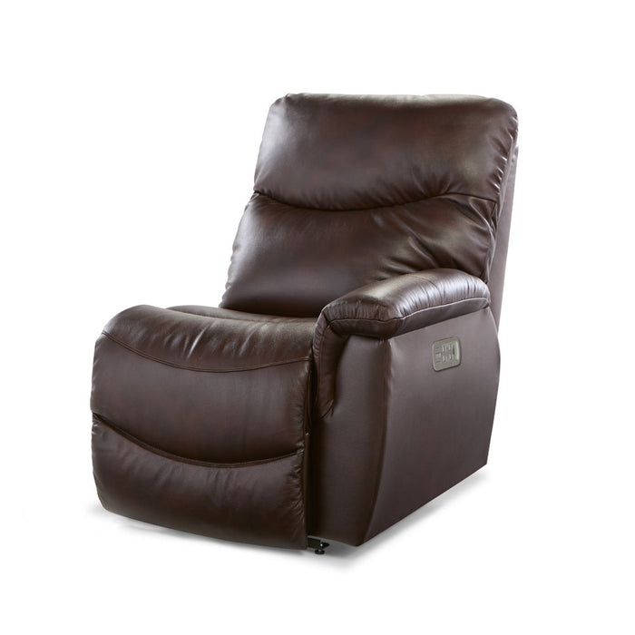 James Power Left-Arm Sitting Recliner w/ Headrest & Lumbar