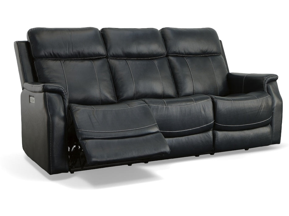 Easton Power Reclining Sofa with Power Headrests and Lumbar