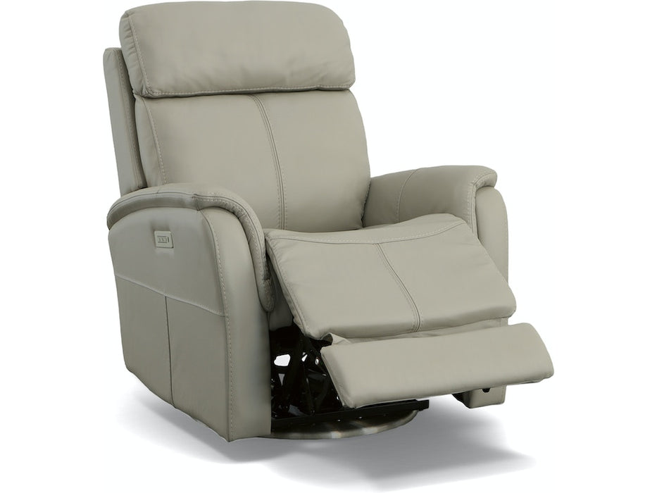 View Power Swivel Recliner with Power Headrest and Lumbar