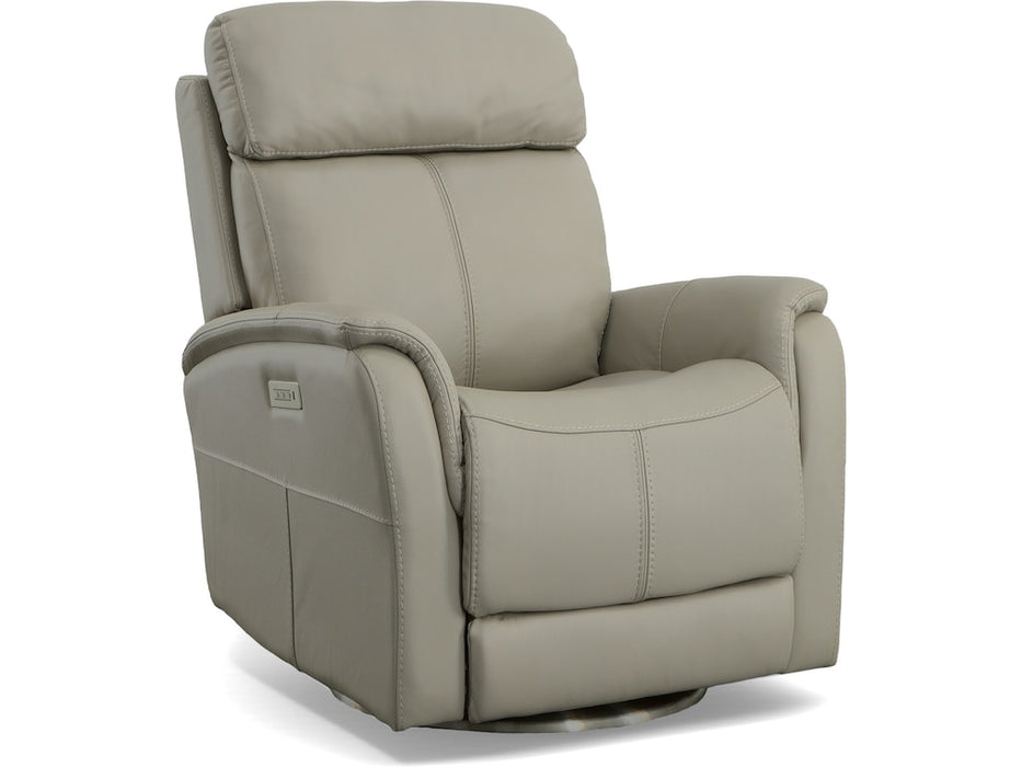 View Power Swivel Recliner with Power Headrest and Lumbar