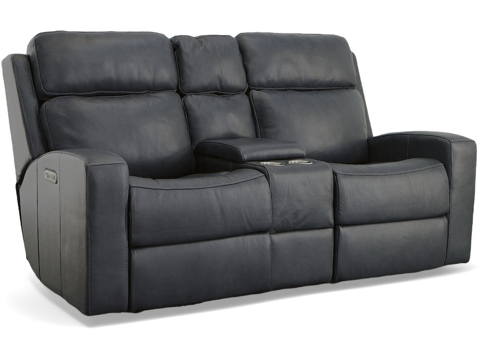 Cody Power Reclining Loveseat with Console and Power Headrests