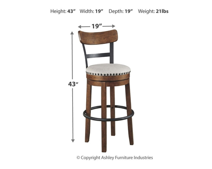 Ashley Express - Valebeck Tall UPH Swivel Barstool(1/CN)