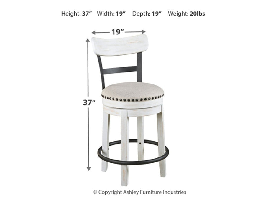 Ashley Express - Valebeck UPH Swivel Barstool (1/CN)