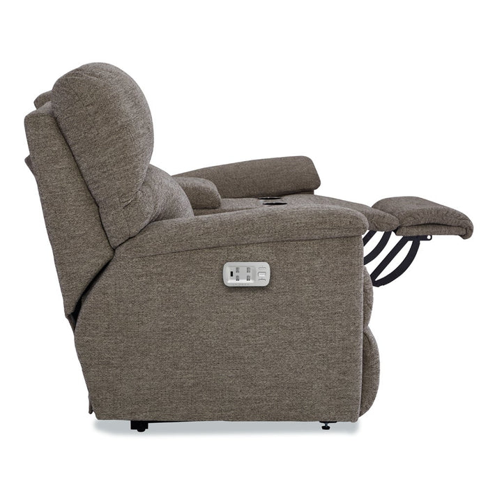 Brooks Power Reclining Sofa w/ Console Headrest & Lumbar