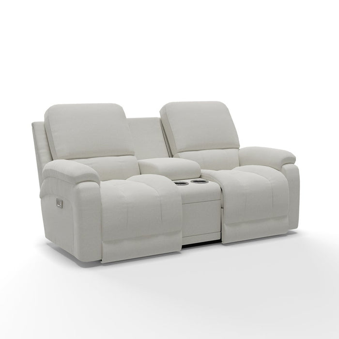 Greyson Power Reclining Loveseat w/ Headrest, Lumbar & Console