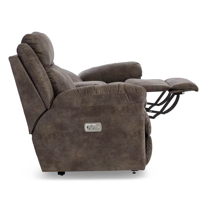 Joel Power Reclining Loveseat w/ Headrest & Console