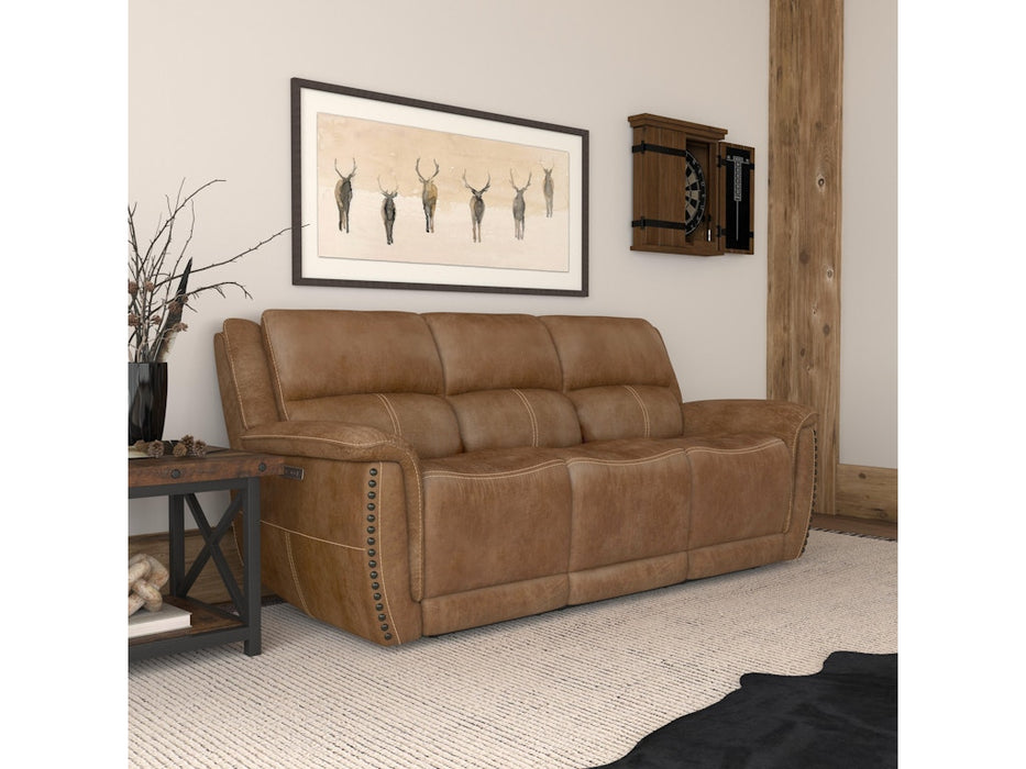 Beau Power Reclining Sofa with Power Headrests