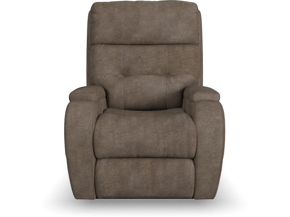 Strait Power Recliner with Power Headrest