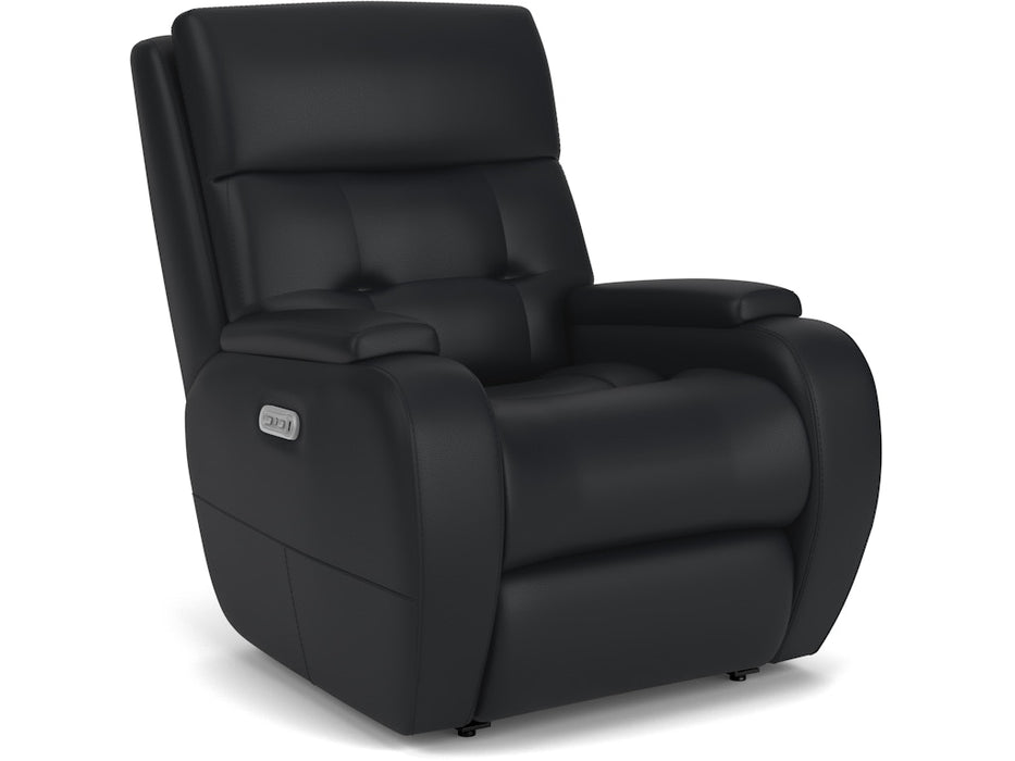 Strait Power Recliner with Power Headrest