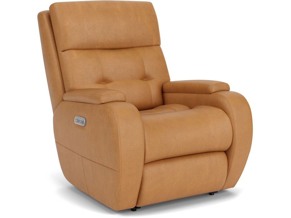 Strait Power Recliner with Power Headrest