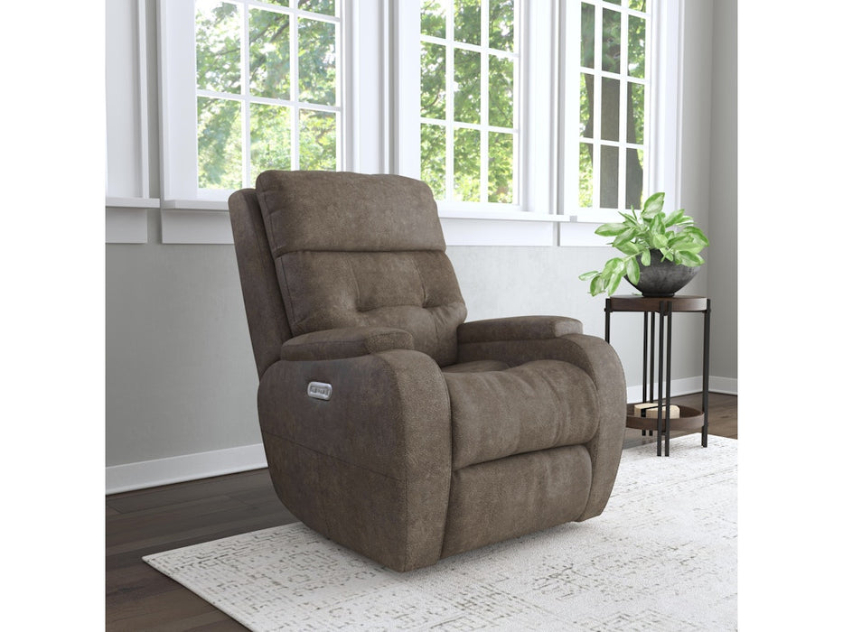 Strait Power Recliner with Power Headrest