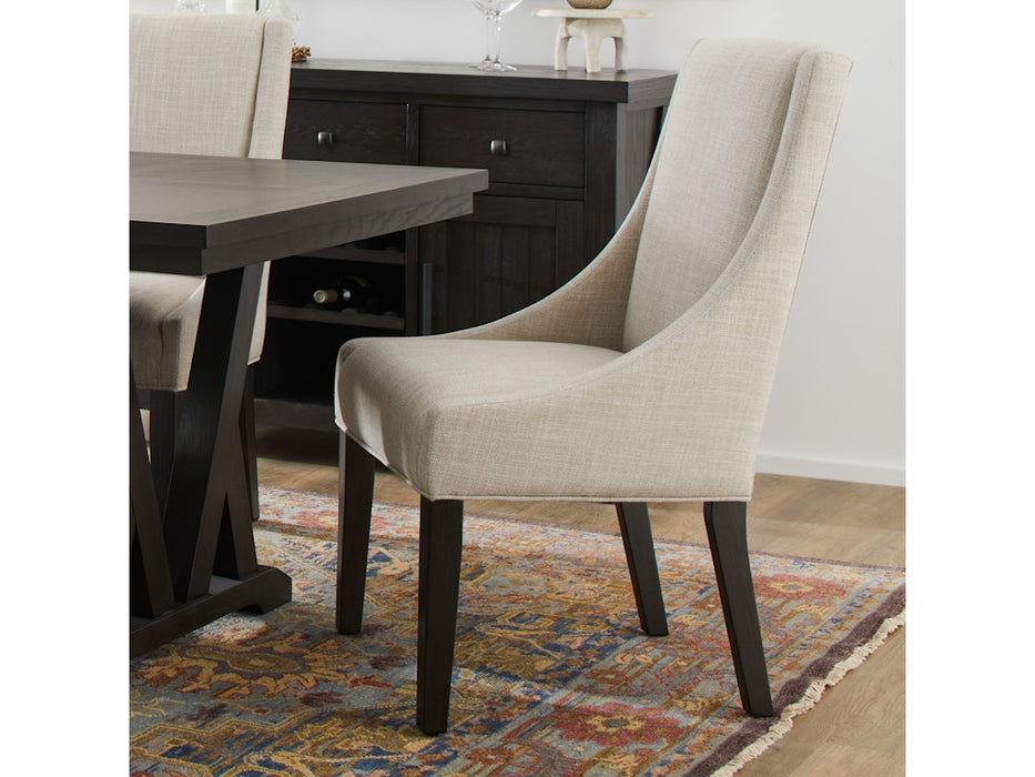 Lattice Upholstered Dining Chair