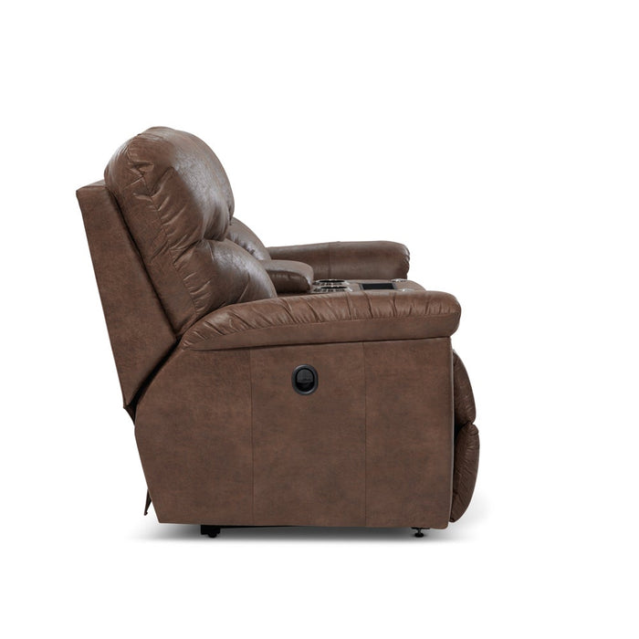 James Reclining Loveseat w/ Console