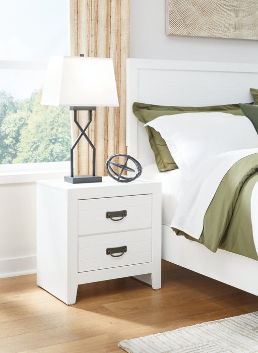 Binterglen Full Panel Bed with Mirrored Dresser, Chest and Nightstand