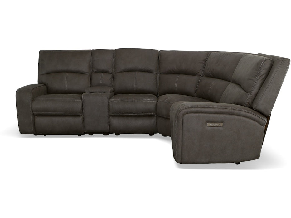 Nirvana Power Reclining Sectional with Power Headrests