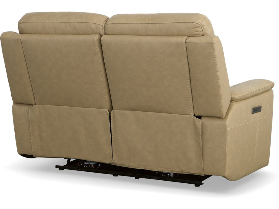 Odell Power Reclining Loveseat with Power Headrests and Lumbar