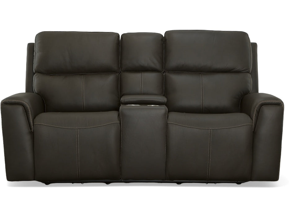 Jarvis Power Reclining Loveseat with Console and Power Headrests