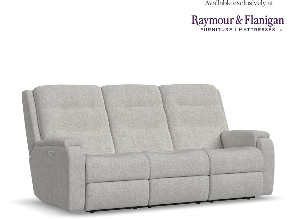 Halenbeck Power Reclining Sofa with Power Headrests & Lumbar