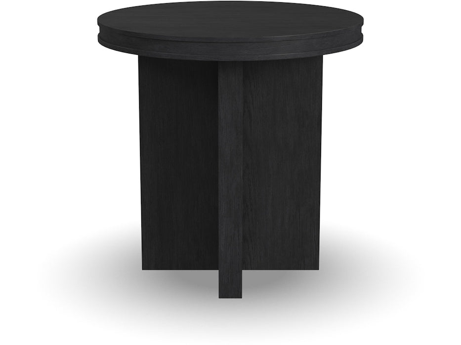 Waterfall Round End Table