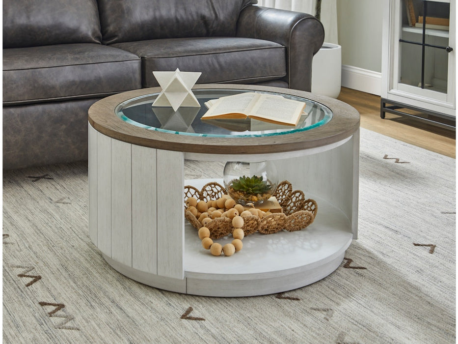 Melody Round Coffee Table with Casters