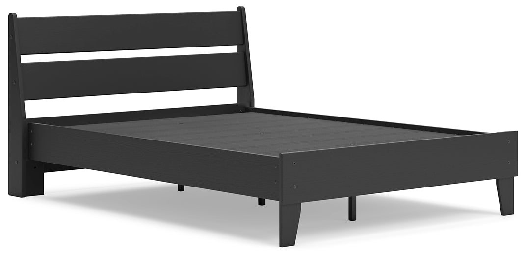 Ashley Express - Socalle Full Panel Platform Bed with Dresser, Chest and Nightstand