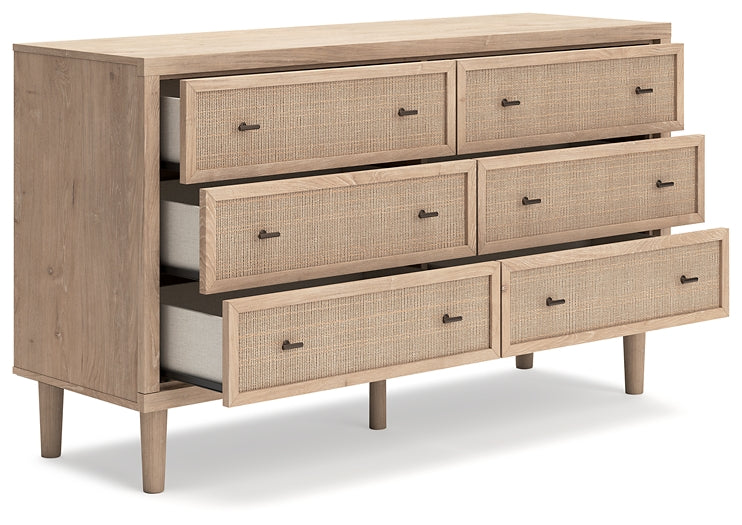 Cielden King Panel Bed with Dresser and 2 Nightstands