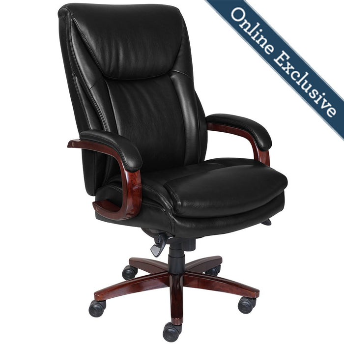 Edmonton Big & Tall Executive Office Chair, Black