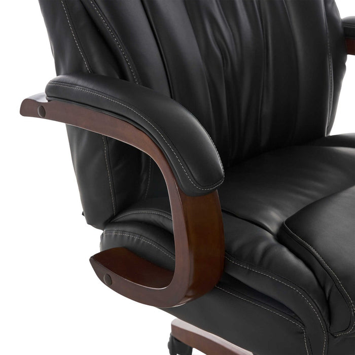 Edmonton Big & Tall Executive Office Chair, Black