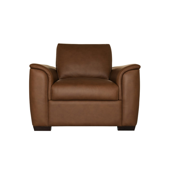 Henry Caramel Leather Chair