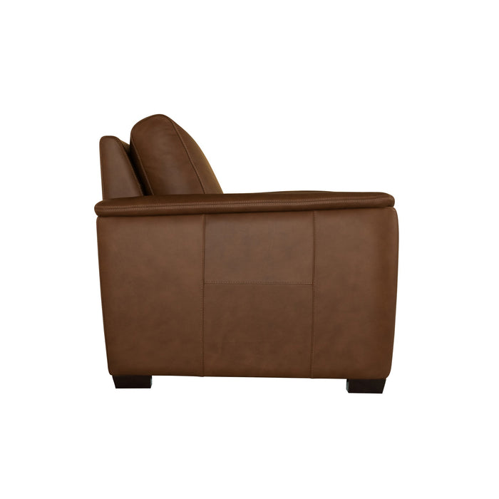 Henry Caramel Leather Chair