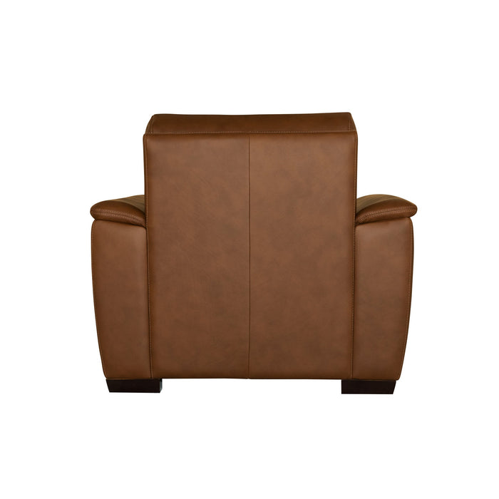 Henry Caramel Leather Chair