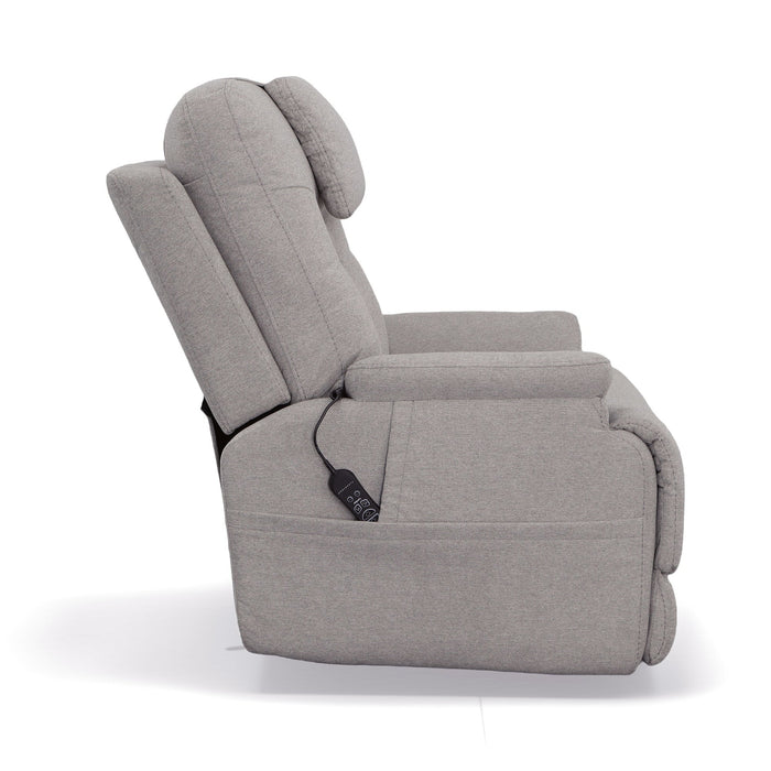 Zecliner Model 2 Dove Fabric Power Lift Sleep Chair