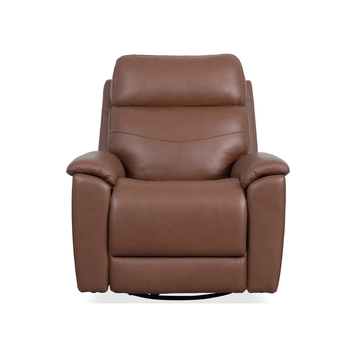 Refined Hickory Perfect Match Swivel Gliding Recliner