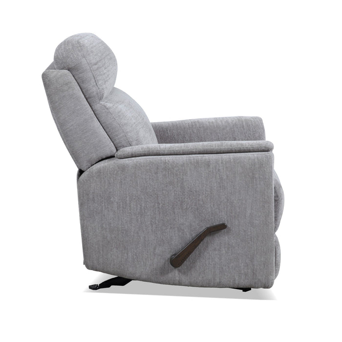 Compact Moon Gray Perfect Match Gliding Recliner