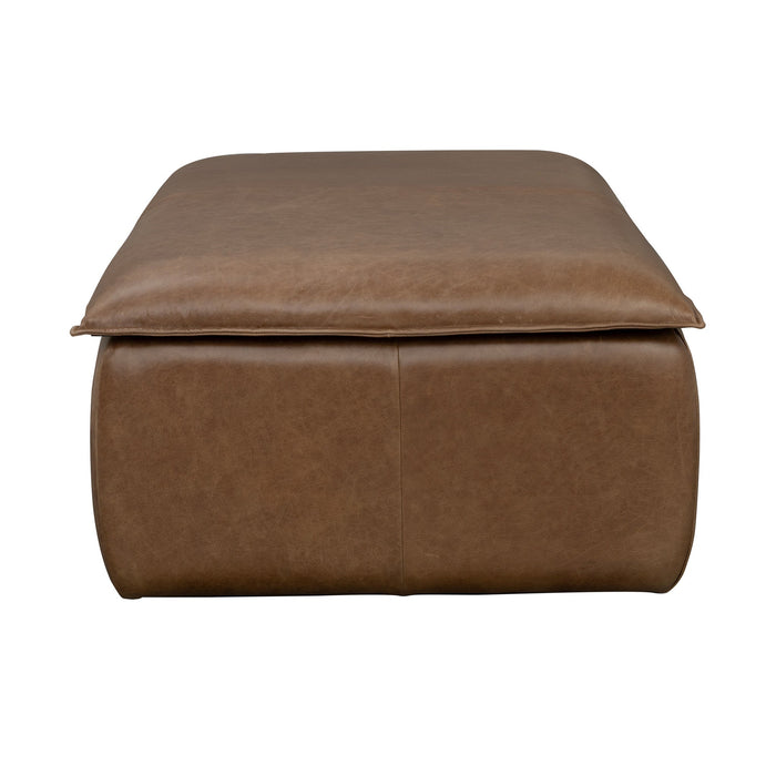 Crawford Chestnut Rectangular Storage Ottoman