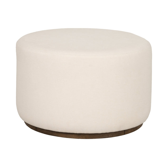 Lyra Ivory Pouf