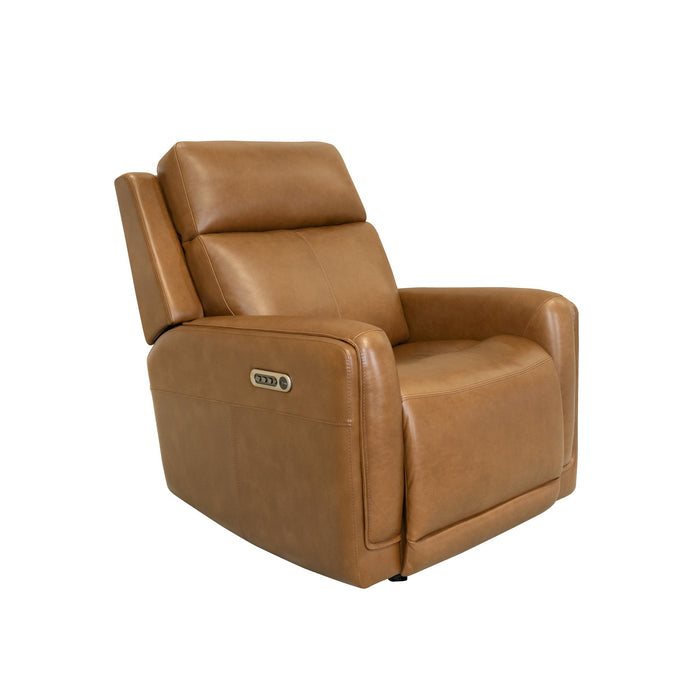 Alister Sedona Leather Power Gliding Recliner with Power Headrest and Lumbar