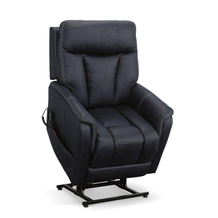 Atlas Ocean Fabric Power Lift Recliner with Power Headrest & Lumbar