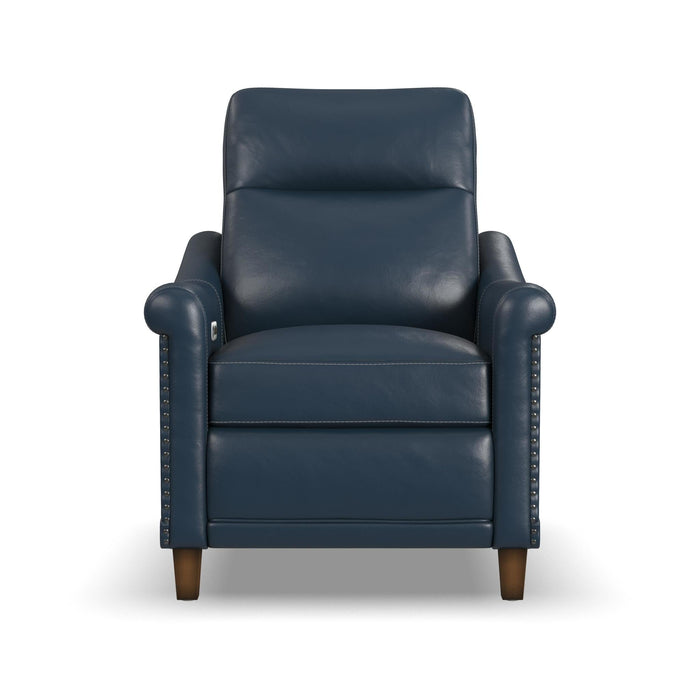 Elizabeth Sea Leather Power Recliner with Power Headrest