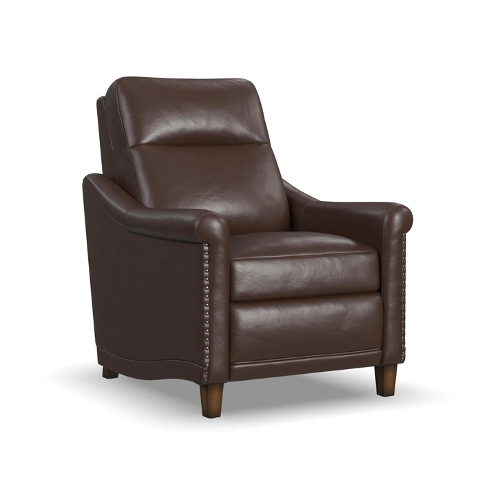 Elizabeth Brunette Leather Power Recliner with Power Headrest