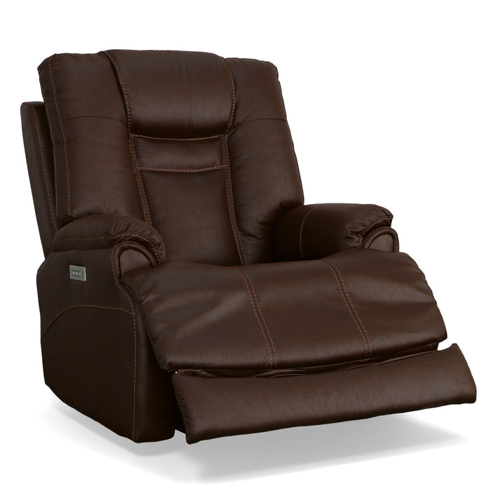 Marley Java Fabric Power Recliner with Power Headrest